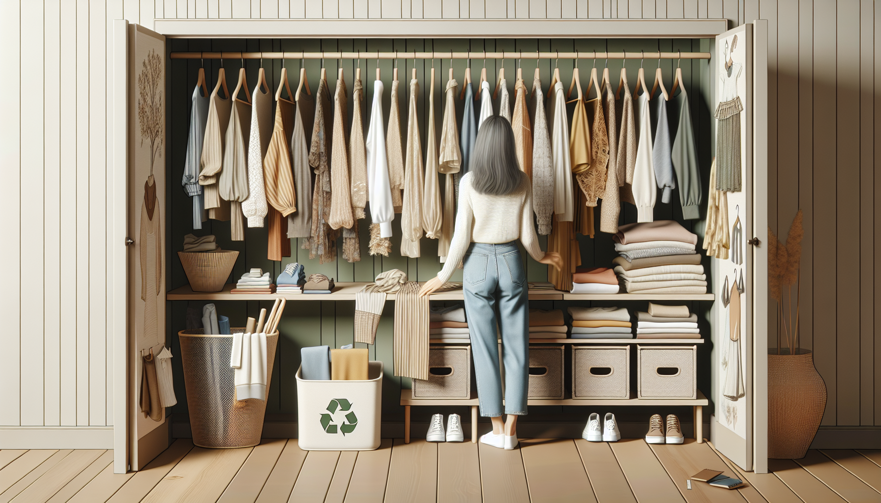 Master the strategy for a neat and sustainable closet