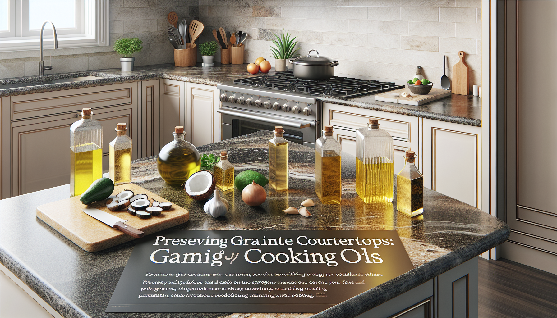 Uncover secrets to protect your granite countertops from cooking oils