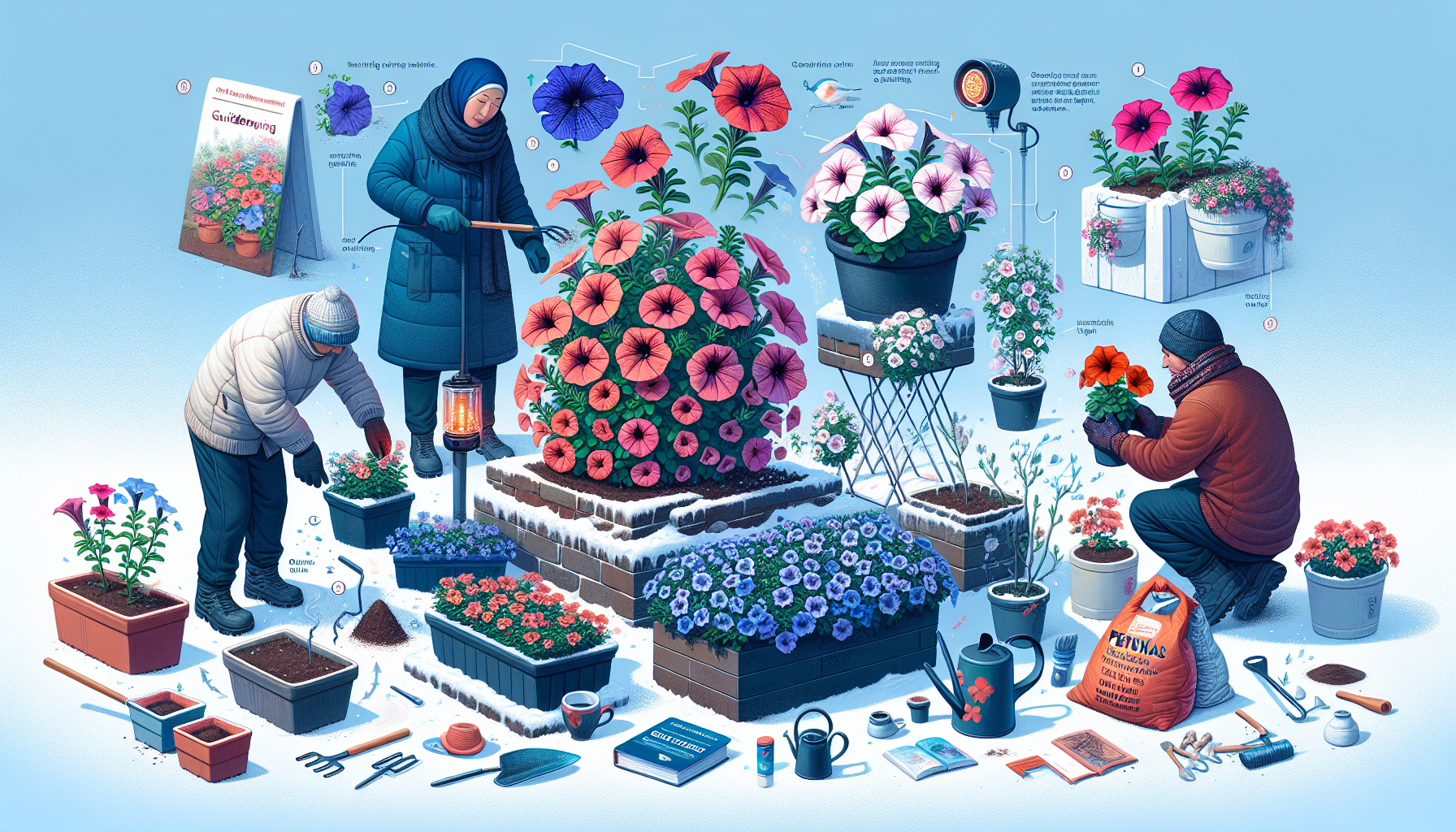 Unveiling the winter strength of petunias: hardy gardening tips and tricks