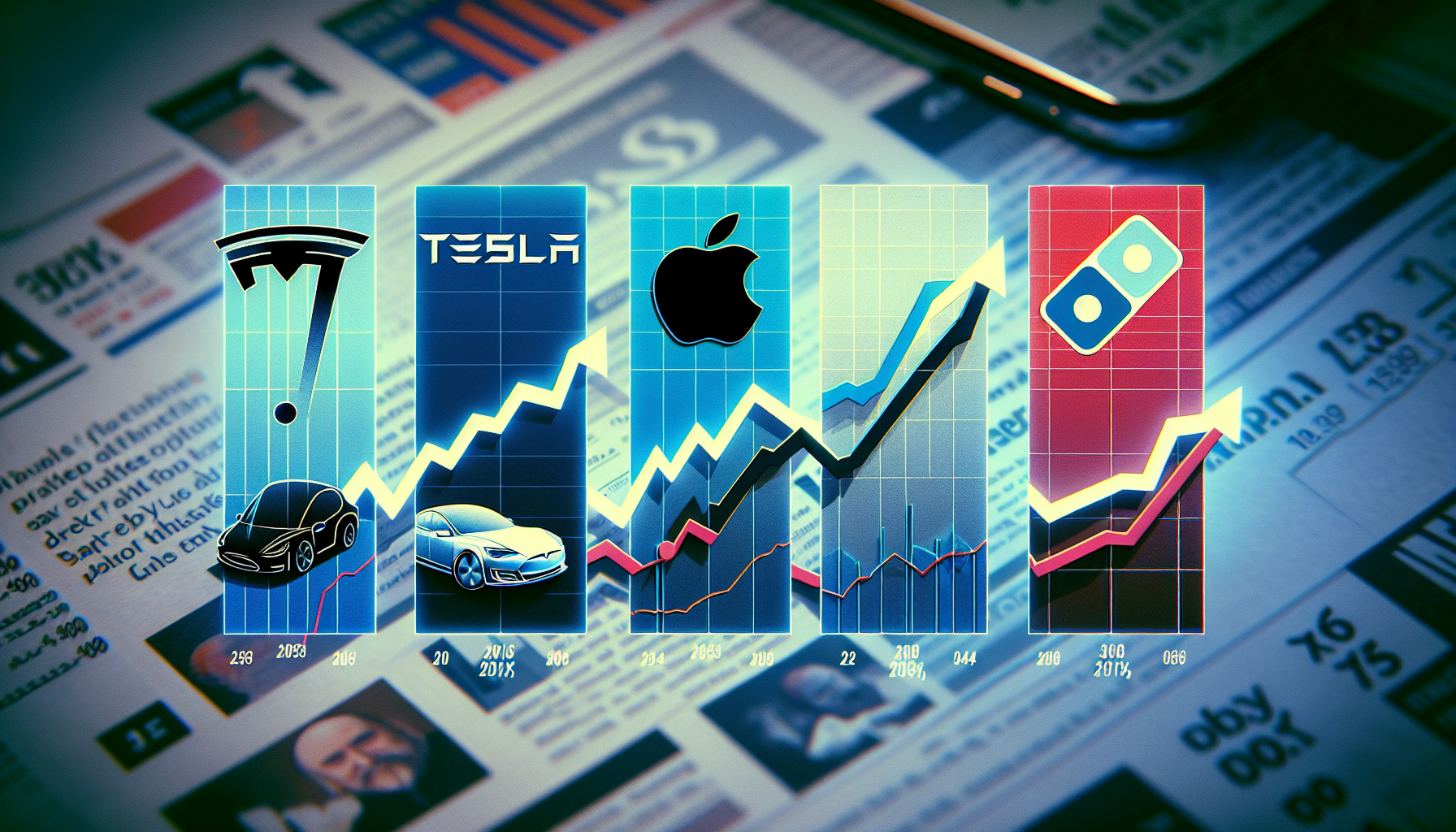 Analyzing recent stock movements: Tesla, Roku, Apple, and Domino's Pizza