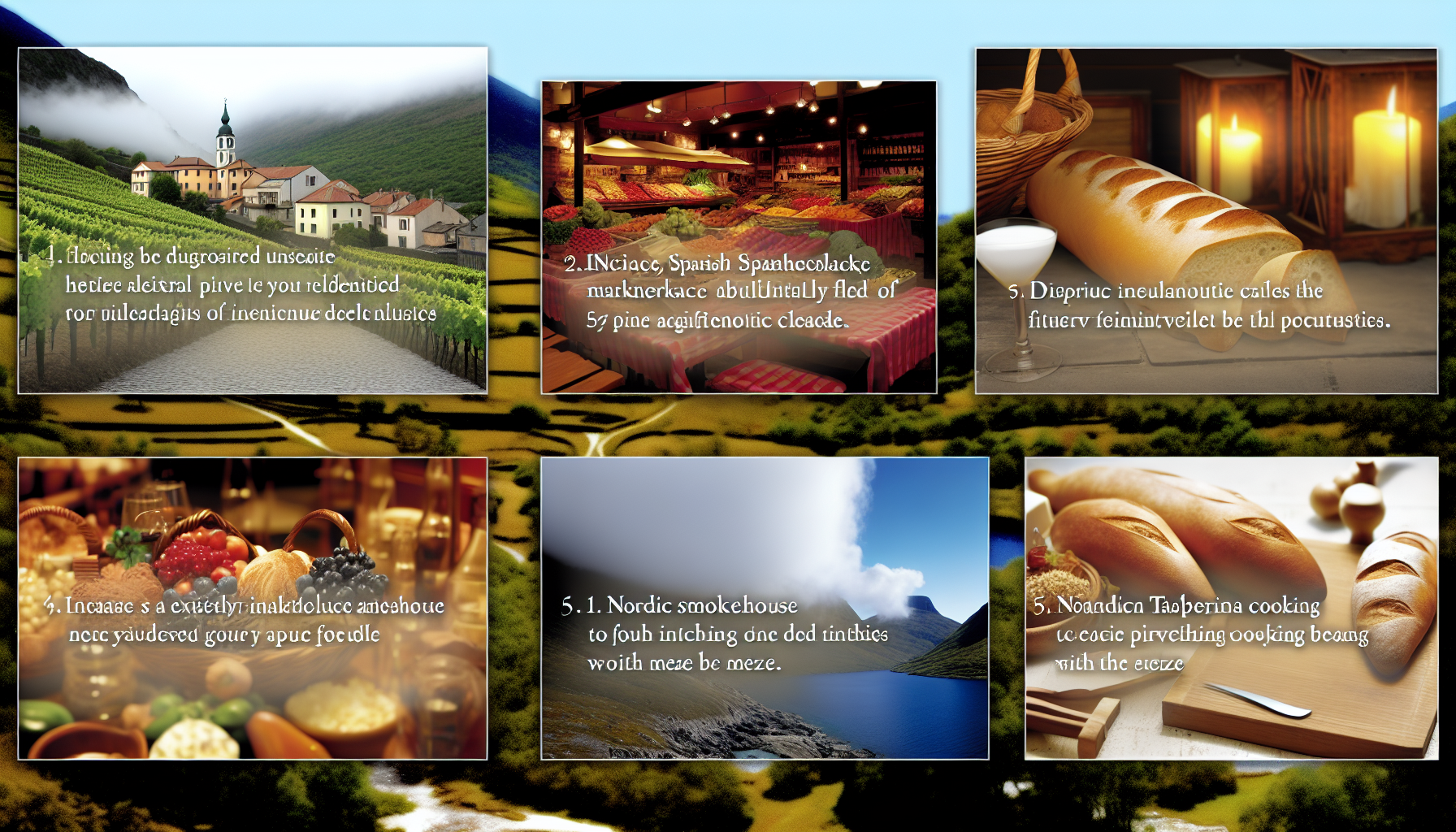 Discover Europe's top 5 hidden foodie destinations: a gastronomic journey