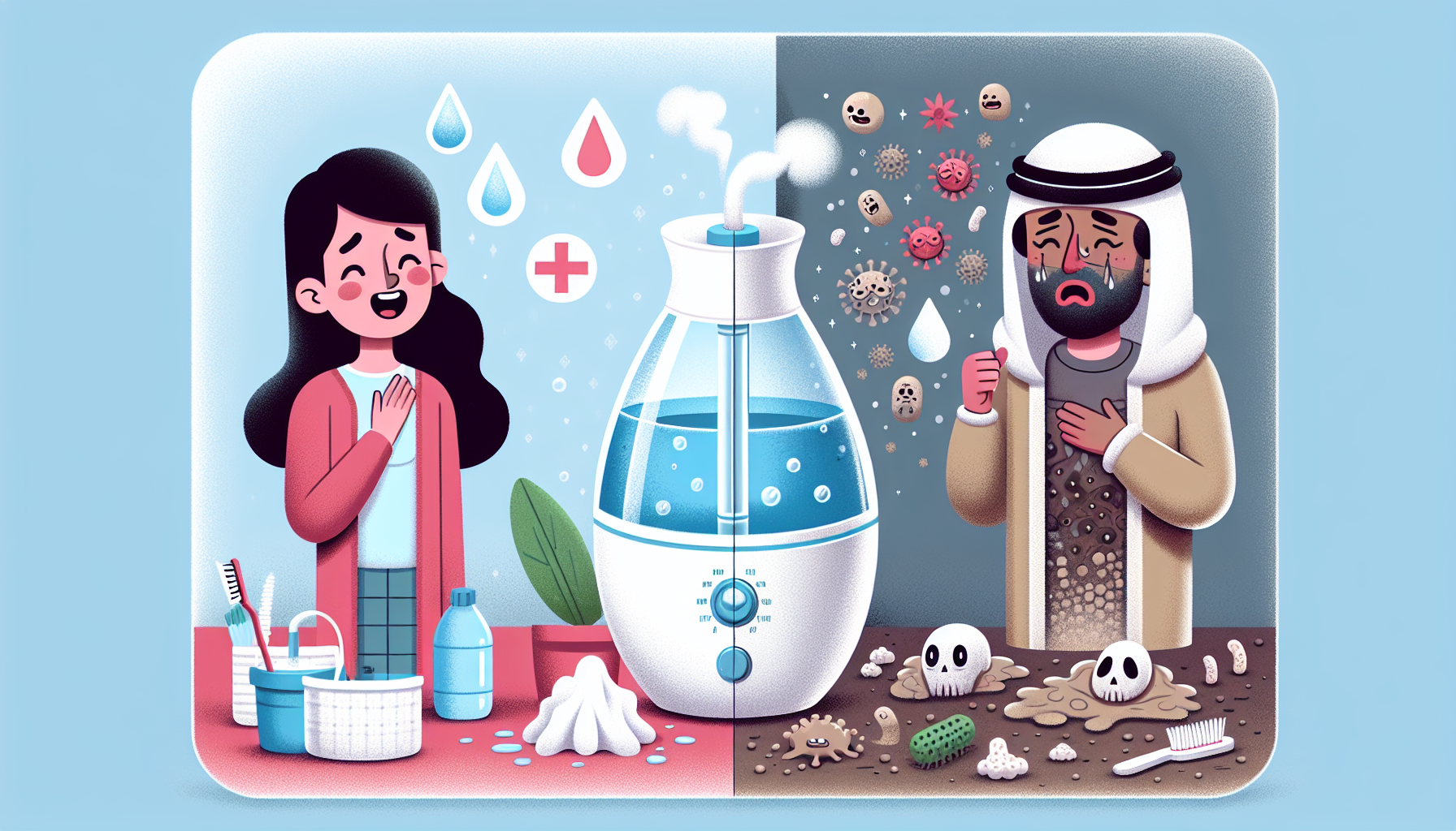 Health risks of not cleaning your humidifier regularly and how to maintain it