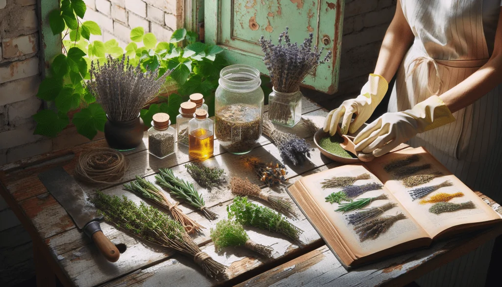 Unleash eco-friendly home cleaning with garden herbs