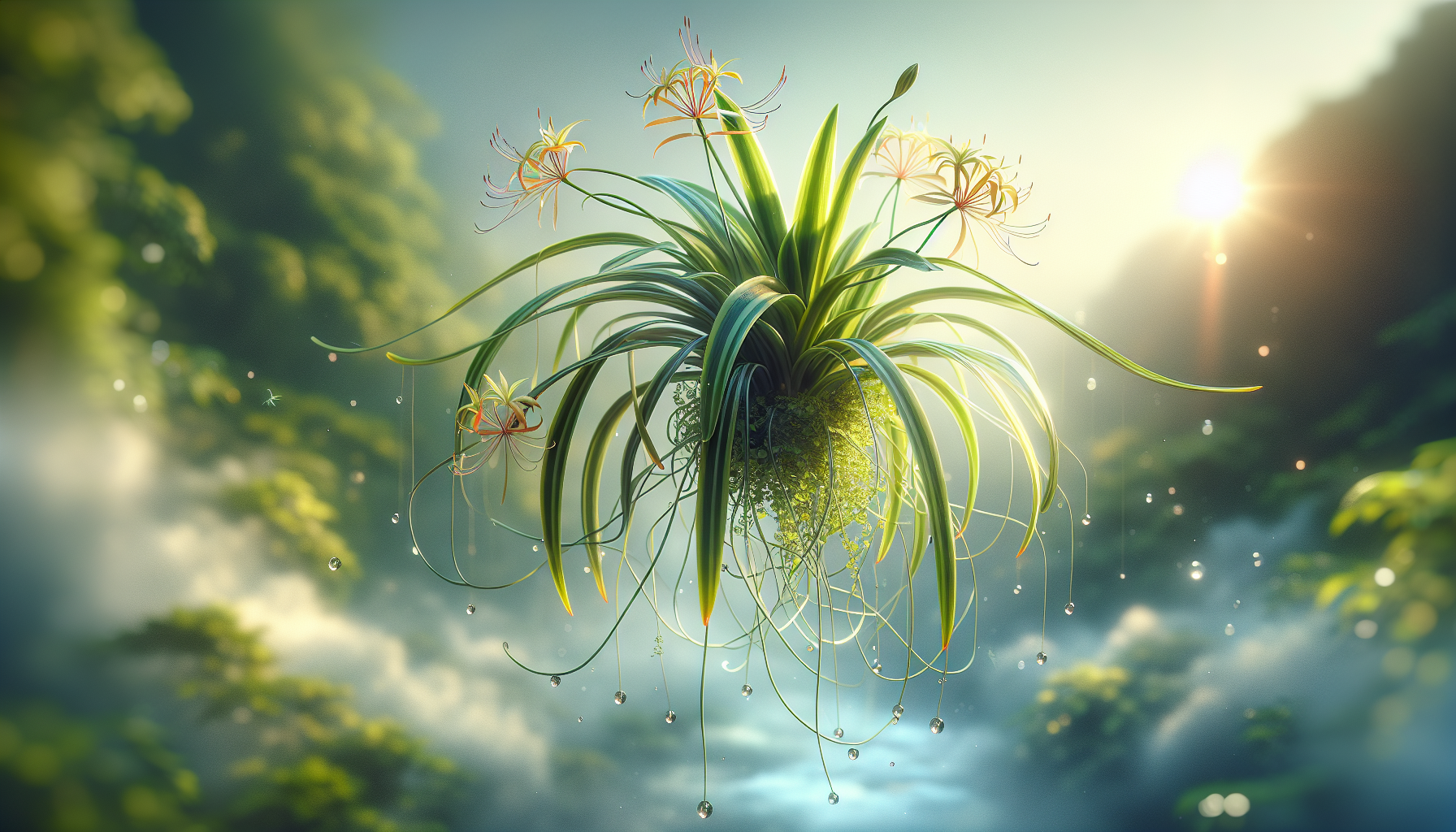 Discover the spider plant: a remarkable life-flourisher that grows without soil