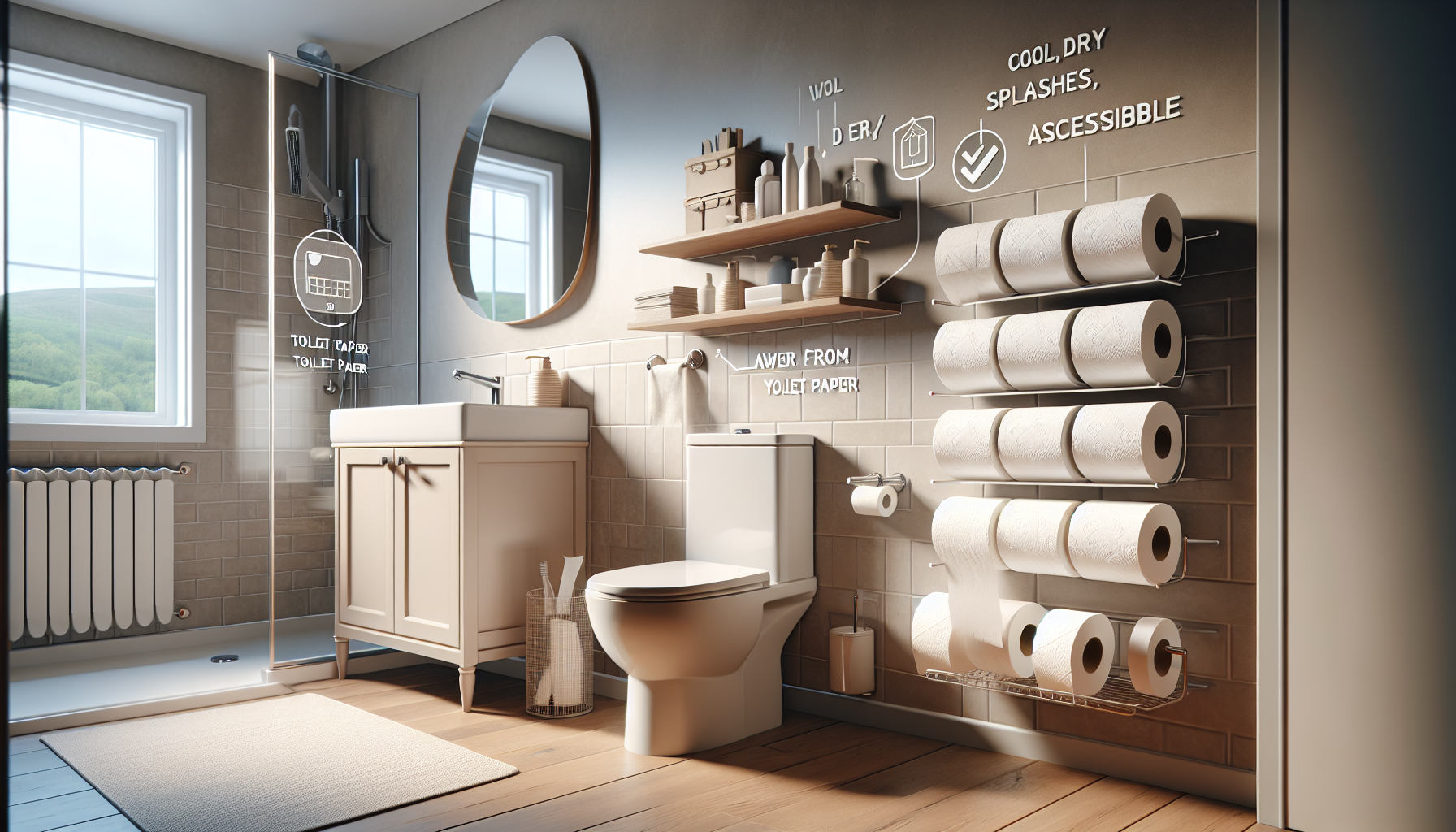 Discover top toilet paper storage tips for bathroom hygiene
