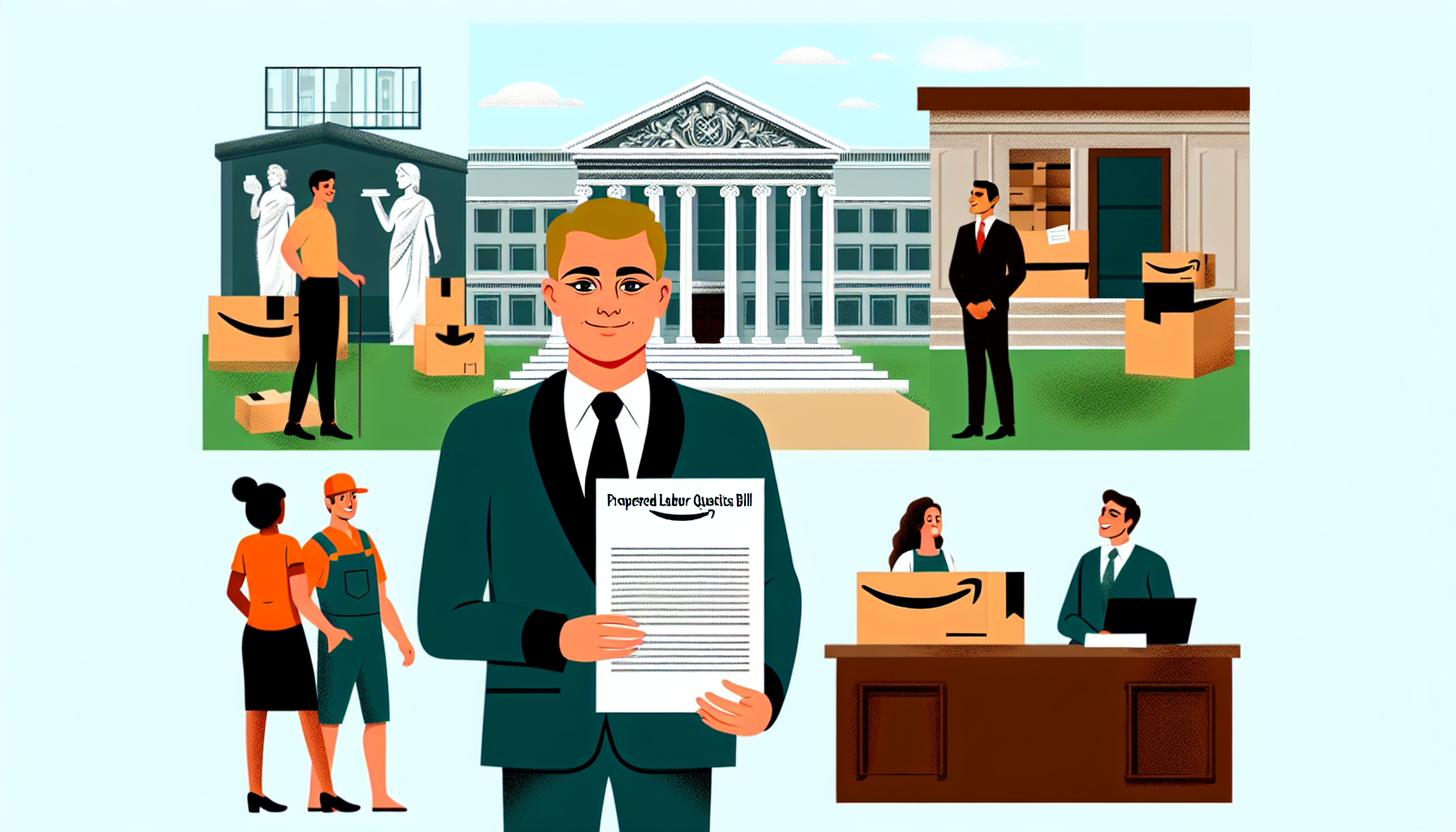 Us senator challenges Amazon with proposed labor quota bill: a deep dive into potential repercussions