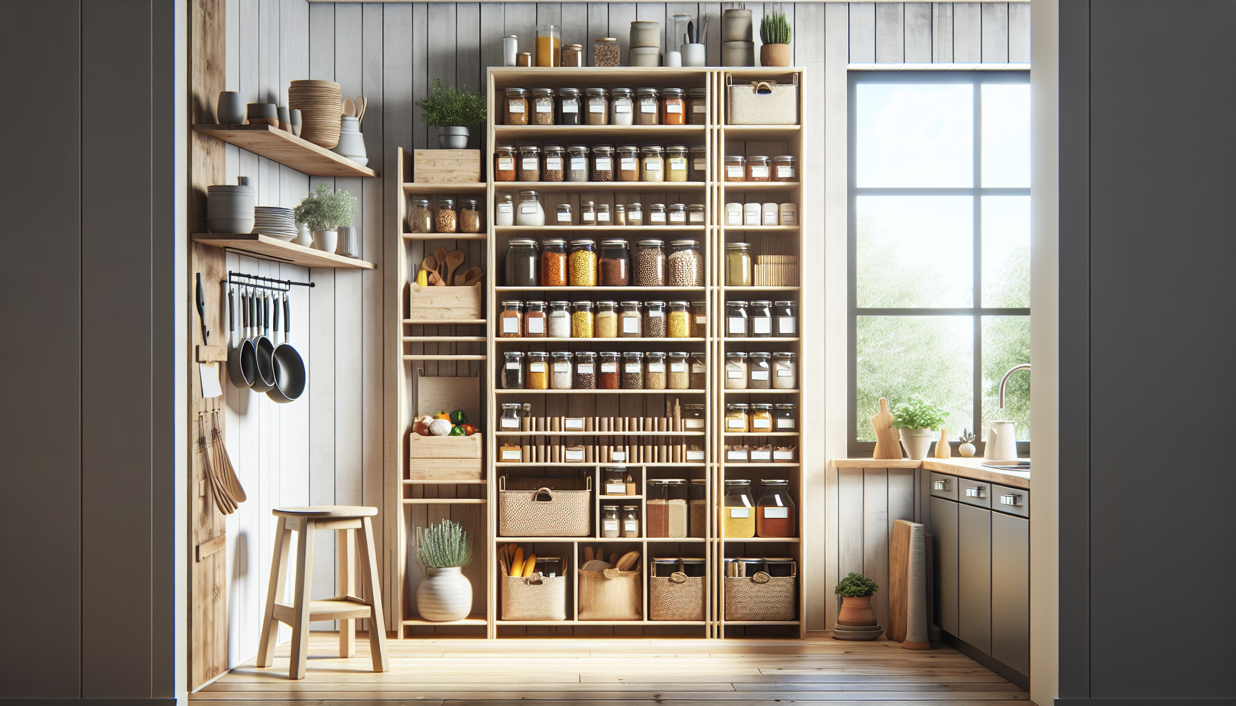 Unlock kitchen space secrets: Add a sustainable pantry cabinet now