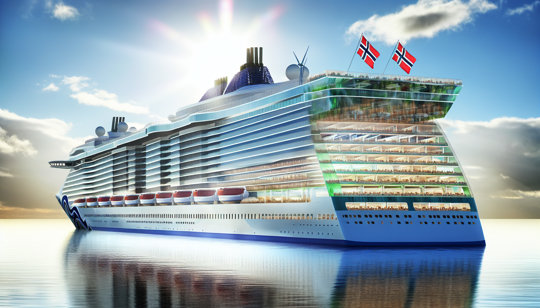 Norwegian cruise line holdings ushers in new era with world's largest cruise ship and sustainable luxury liner
