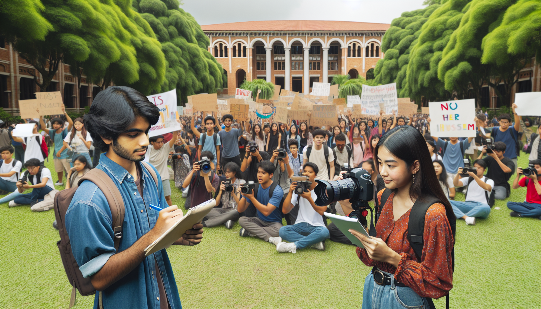 Campus protests highlight challenges and growth in student journalism