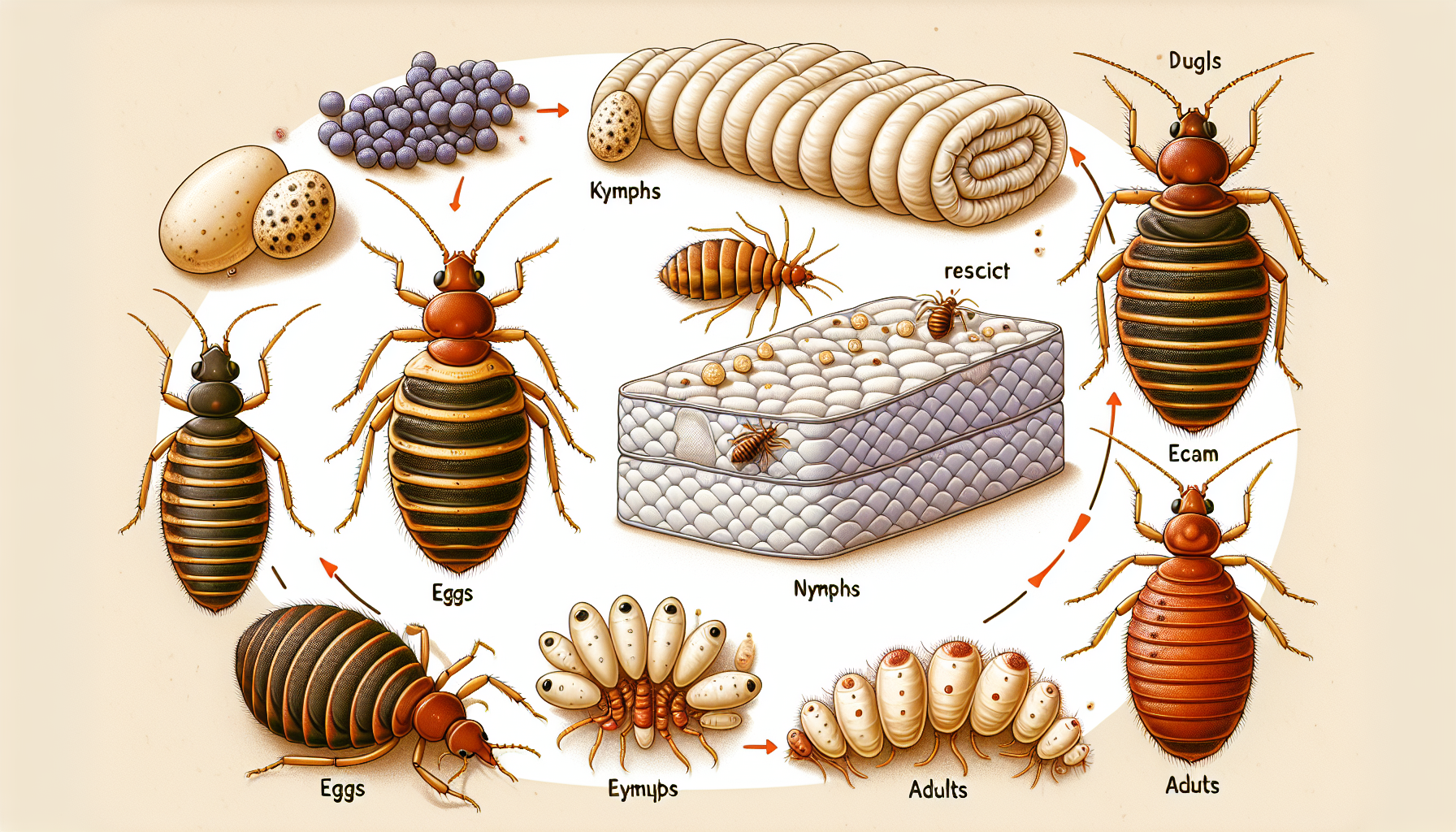 Exploring the secrets of bed bug life cycle and reproduction