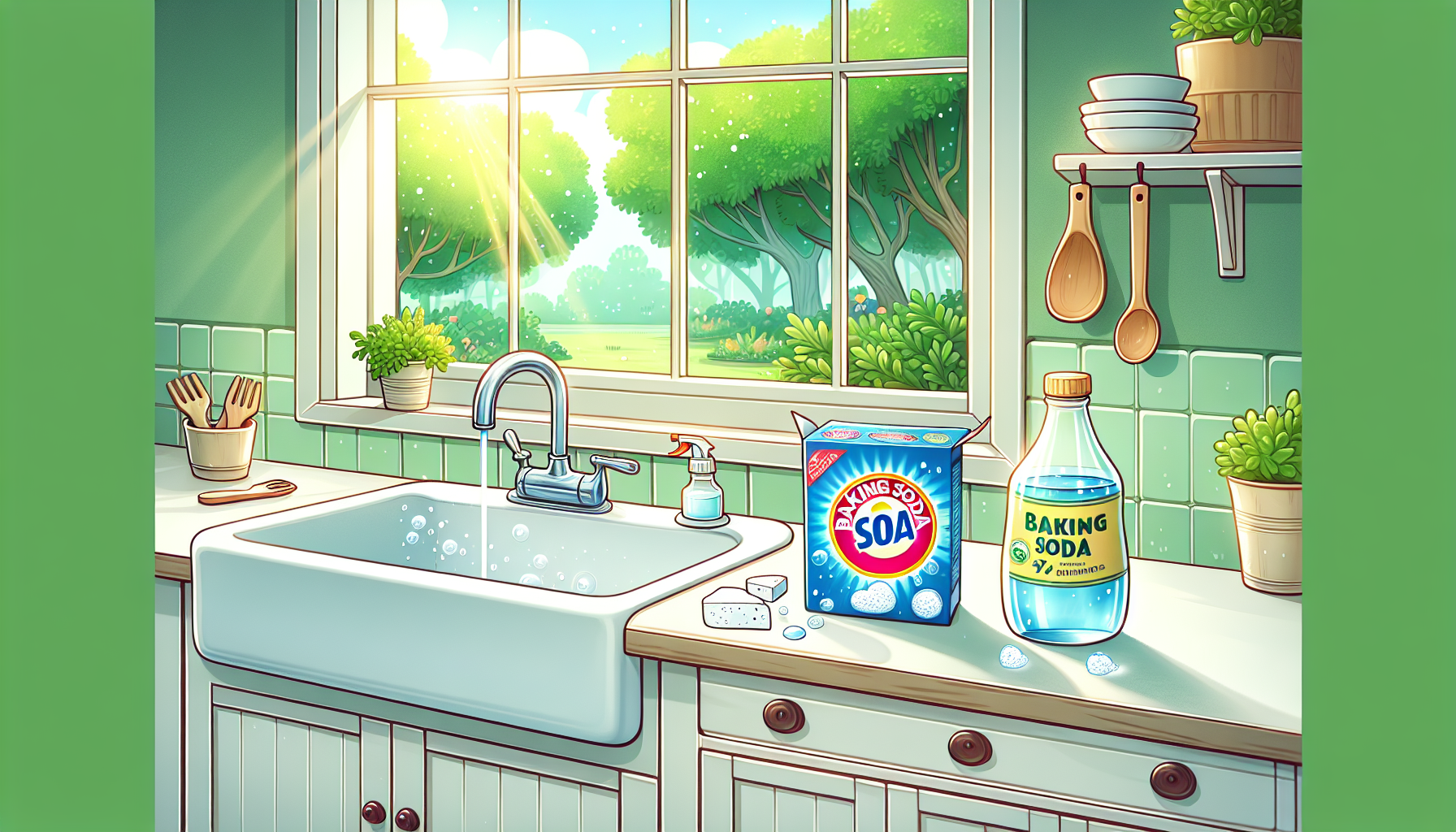 Ditch chemicals with this eco-friendly DIY porcelain sink cleaner using baking vinegar and soda
