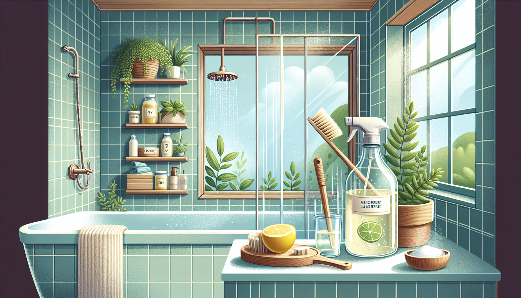Eco-friendly methods to fight soap scum in your shower