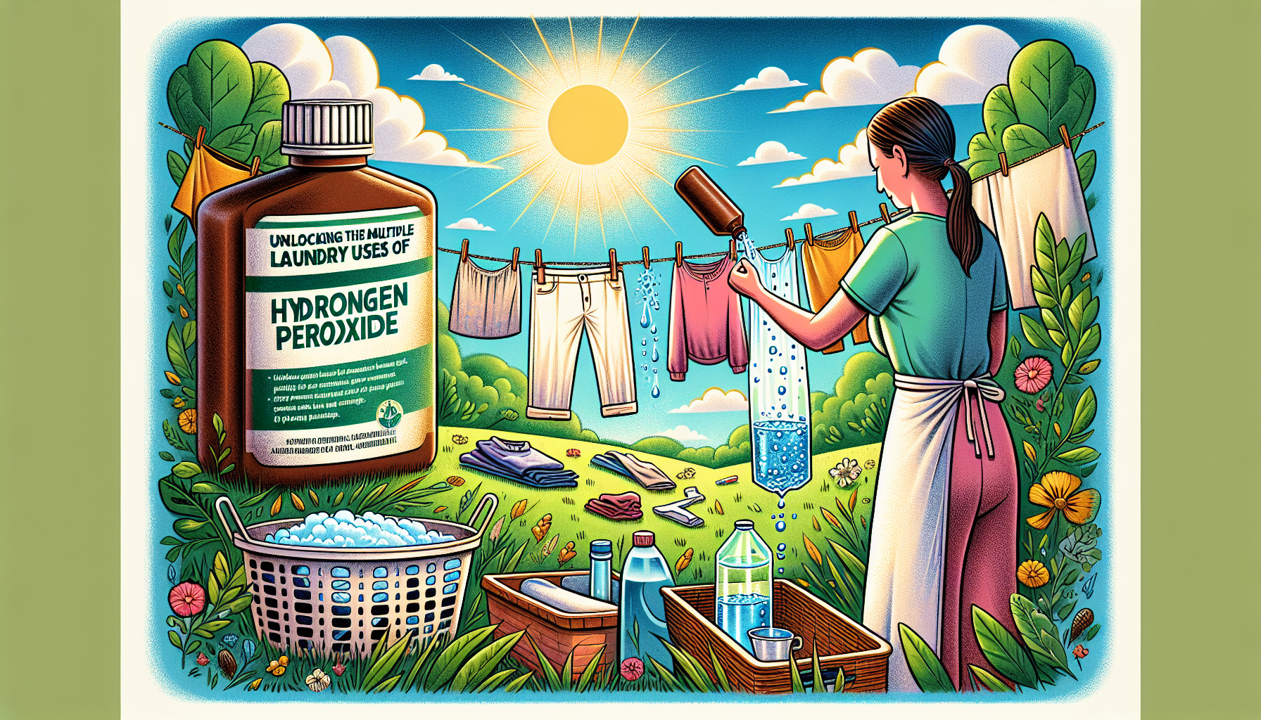 Discover the many laundry uses of hydrogen peroxide for sustainable cleaning