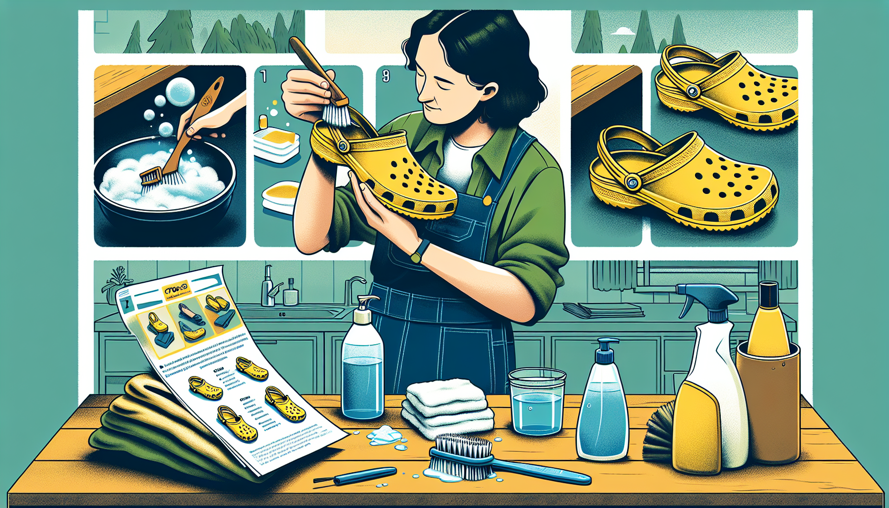 Unleash the secret for sparkling clean Crocs effortlessly