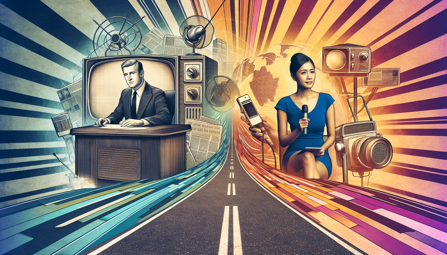TV news at a crossroads - the fight for relevance in the digital age