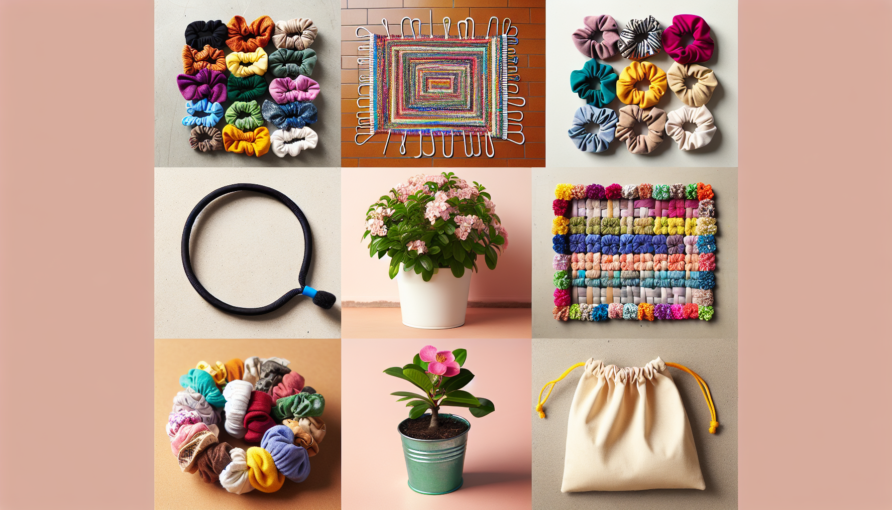 Discover innovative ways to repurpose old hair ties and scrunchies for a sustainable lifestyle