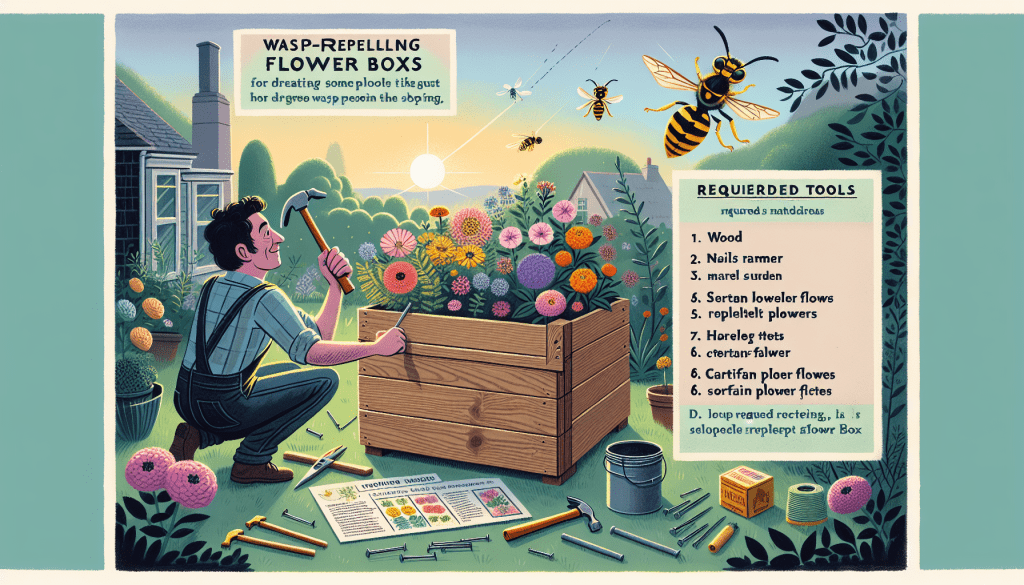 Creating wasp-repelling flower boxes: a sustainable, DIY solution