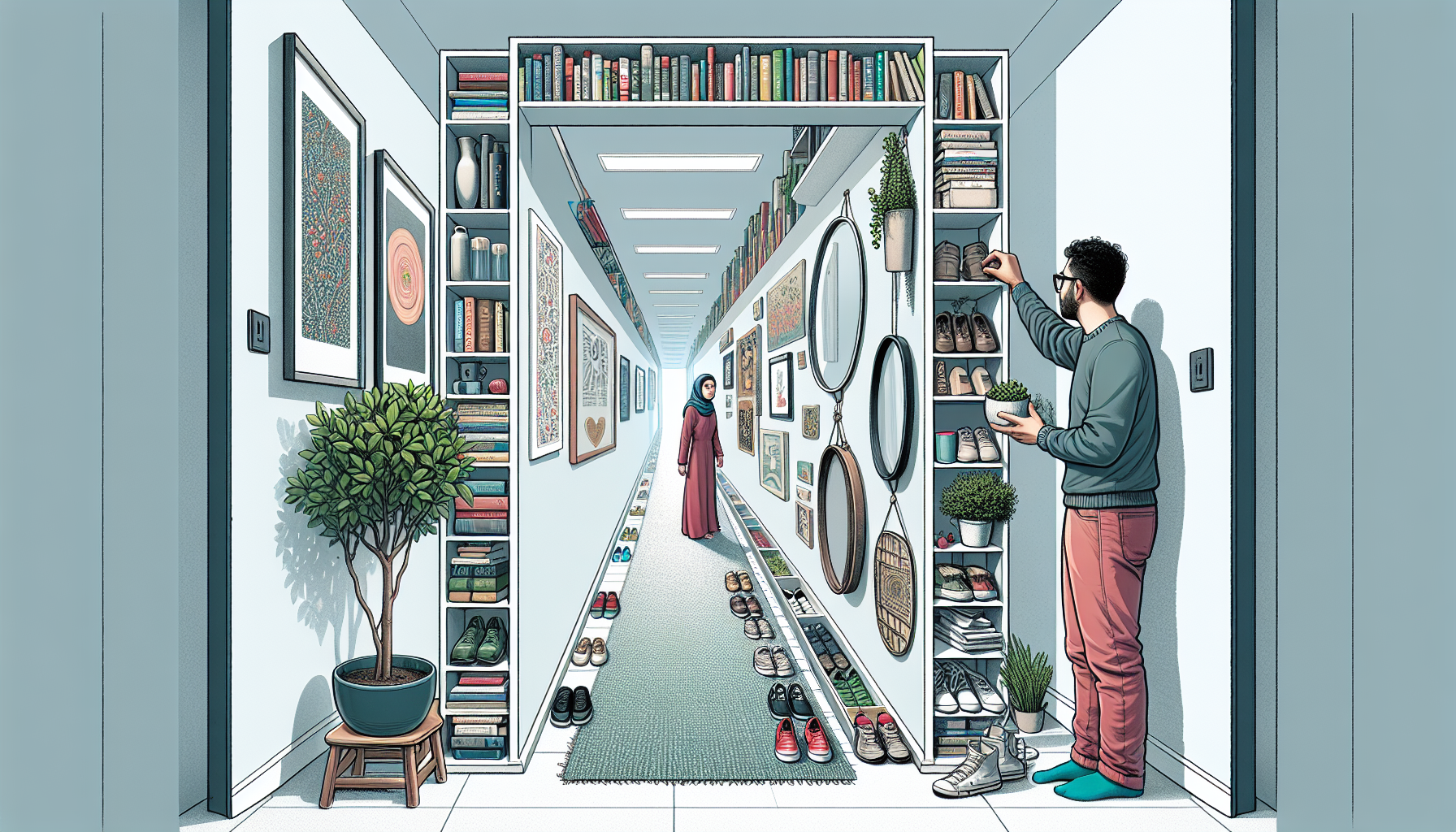 Unlock your hallway's potential with creative and sustainable hacks