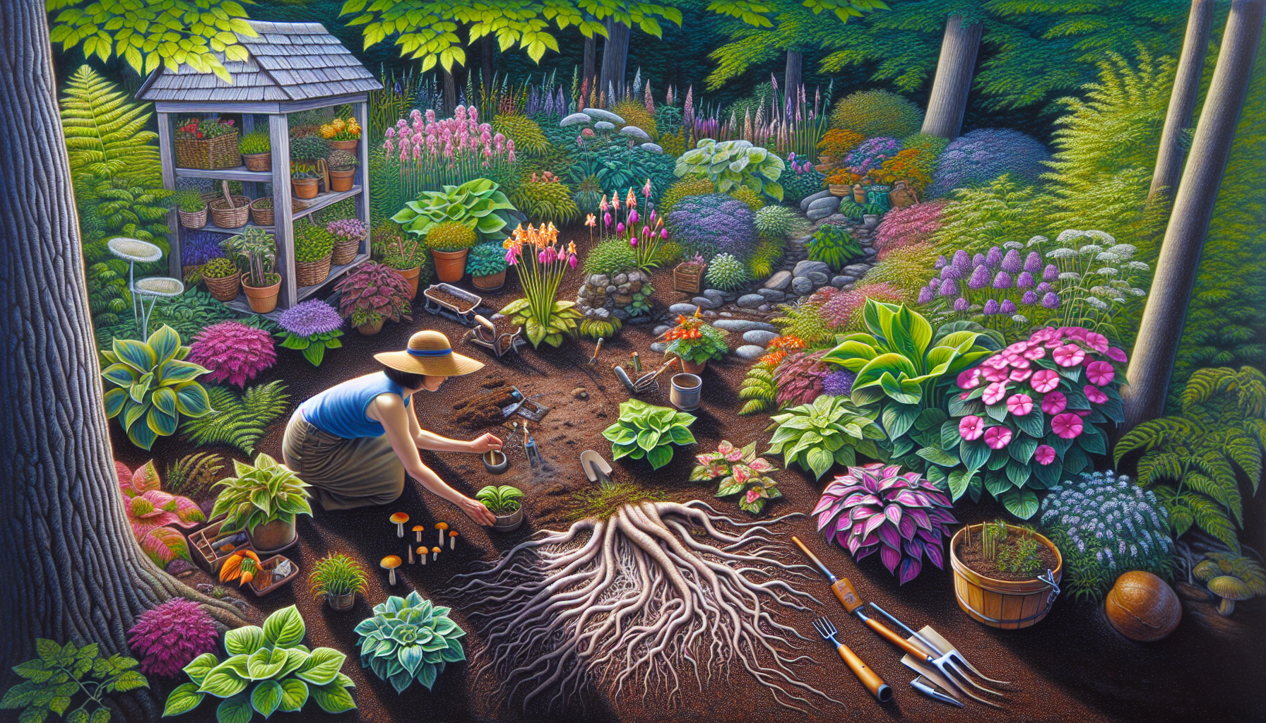 Unveiling the art and science of shade gardening: from soil nourishment to plant selection