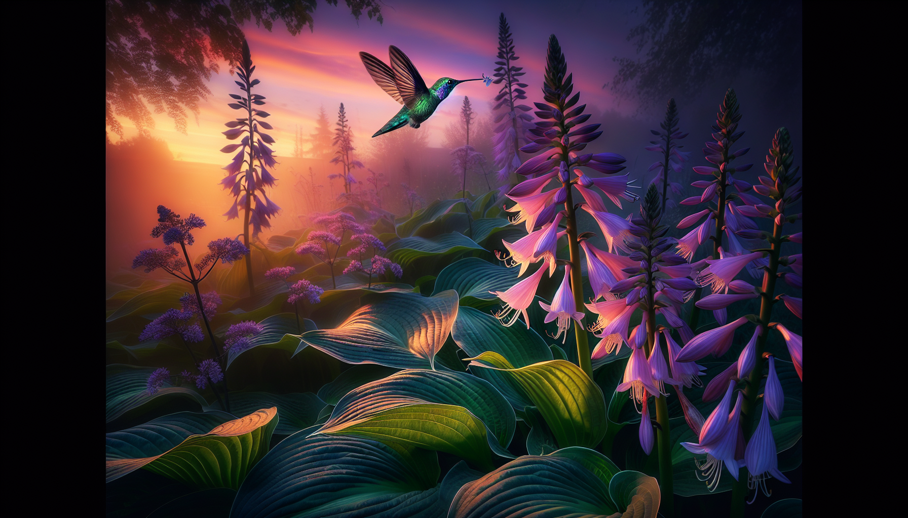 Unveiling the enchanting connection: hosta plants and hummingbirds in your garden
