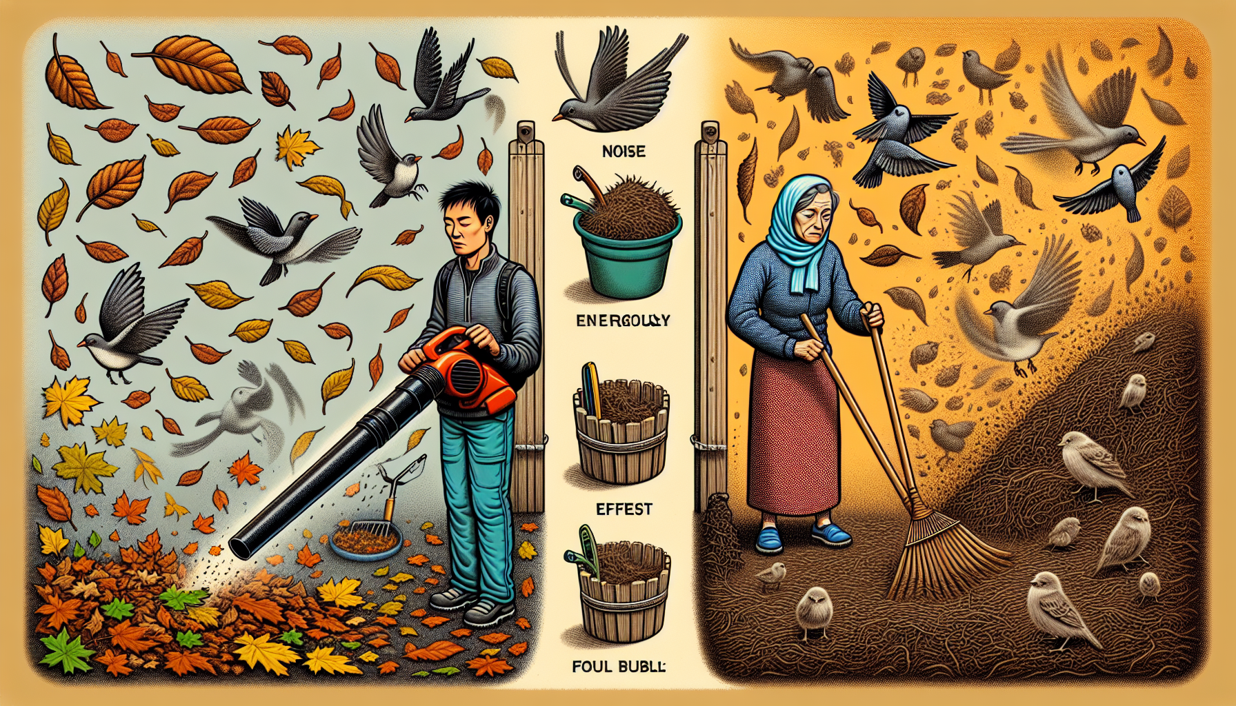 Evaluating the advantages and disadvantages of leaf blowers for sustainable gardening