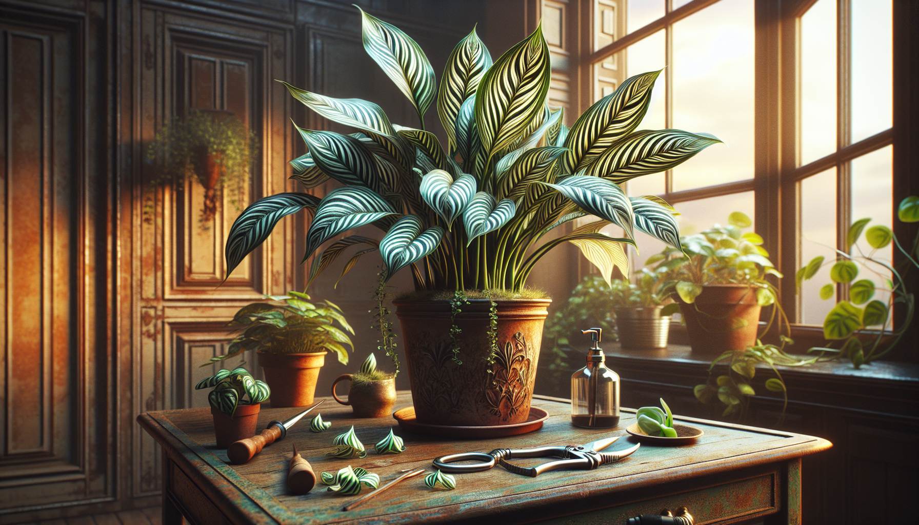 Indoor greenery: growing and caring for zebra plants at home