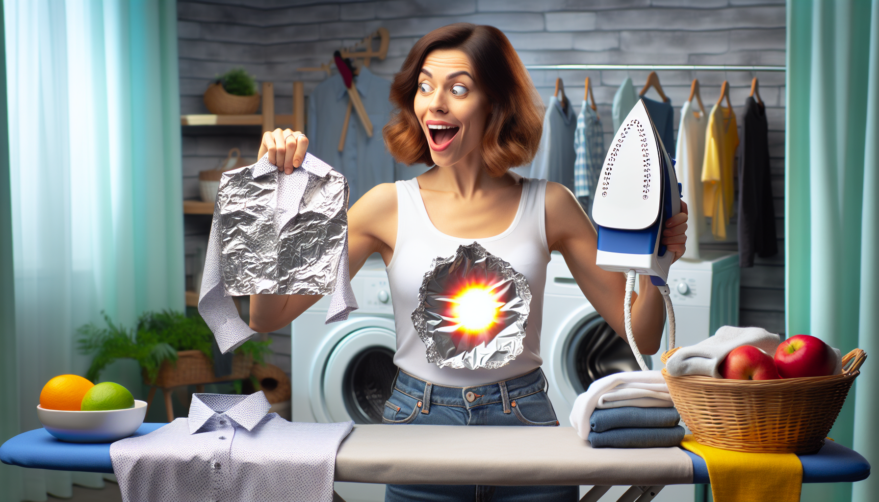 Revamp your laundry ritual with aluminum foil for eco-friendly ironing and static-less clothing