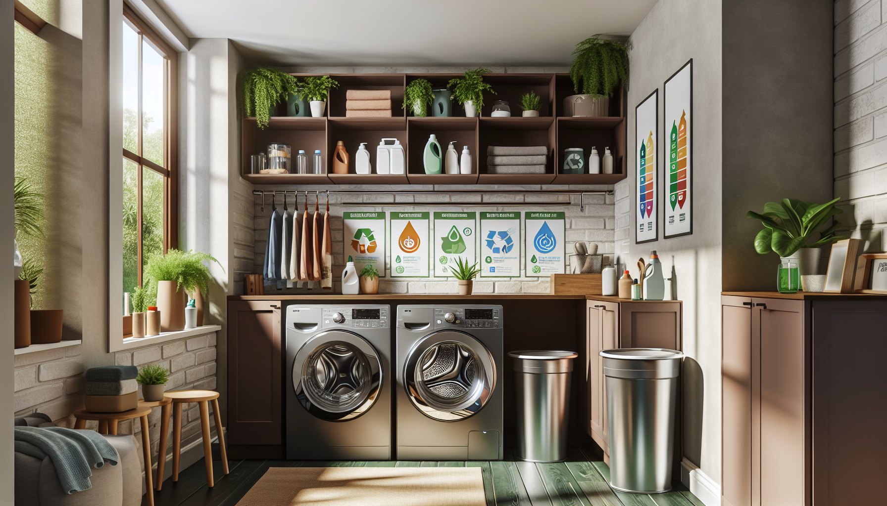 Revamp your laundry room with these trendy, sustainable cabinet selections