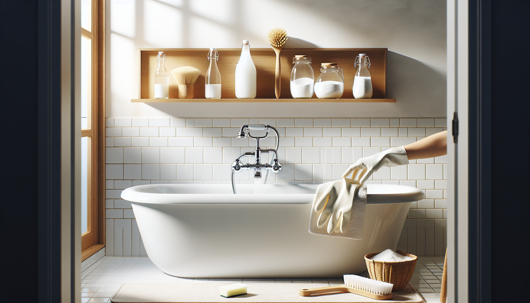 Discover Martha Stewart's budget-friendly green bathtub cleaning trick