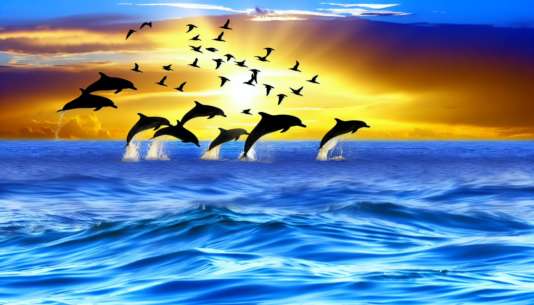 Dolphins off the French coast serve as a mesmerizing reminder of marine conservation