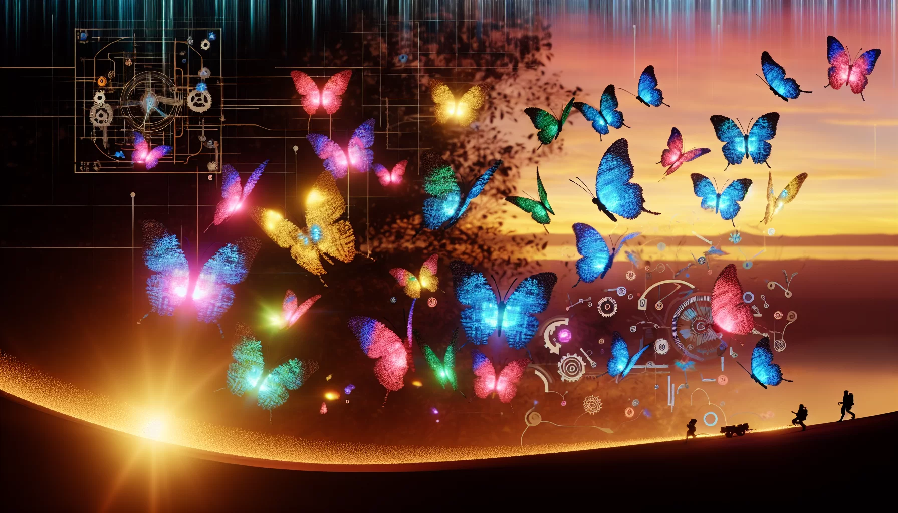 Unraveling the mysteries: butterflies self-defense flight and color-changing techniques illuminate potential technological innovations