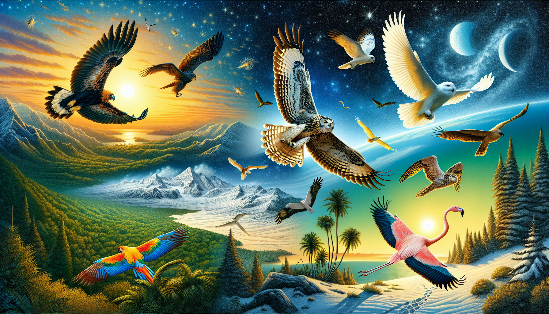 Exploring the awe-inspiring heights birds can conquer in flight