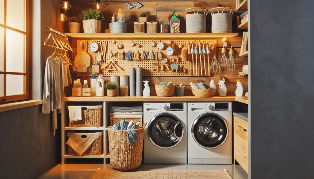Discover the versatility of DIY pegboard storage for a decluttered laundry space