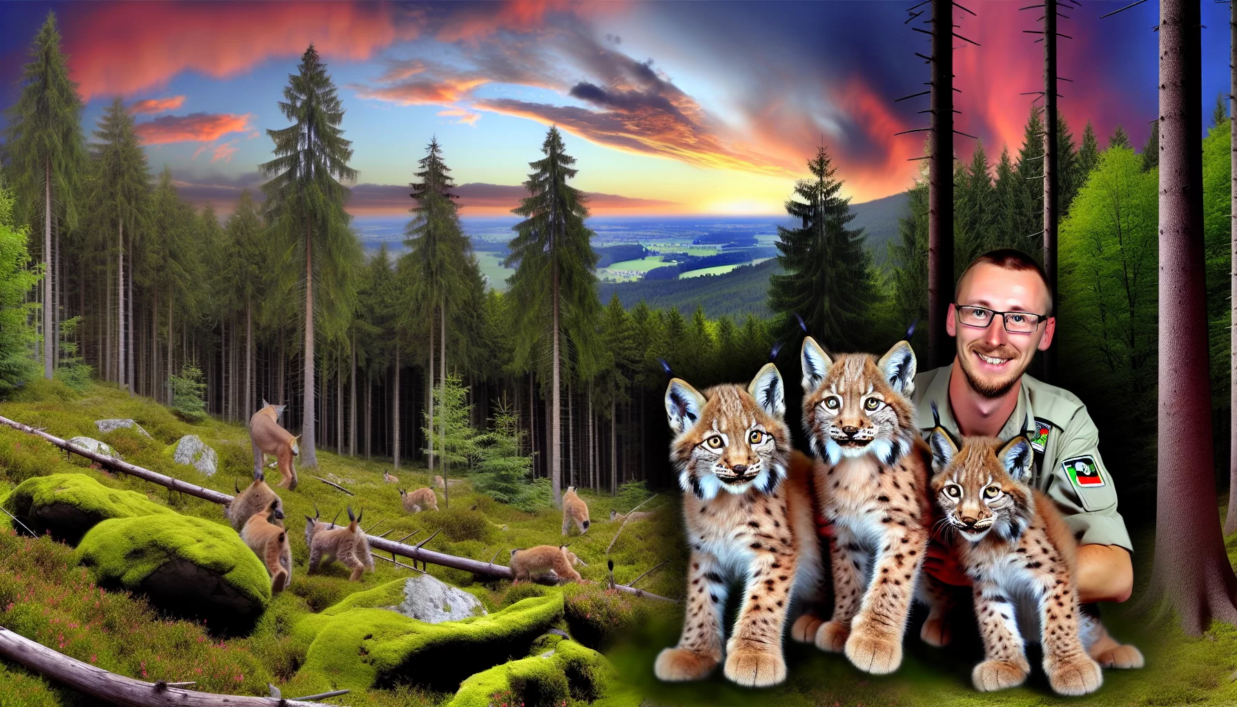 Triumph in wildlife conservation: orphaned lynx kittens successfully reintroduced into German wilderness