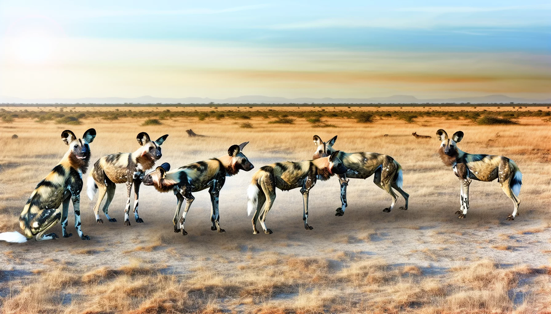 Deciphering the silent communication of African wild dogs