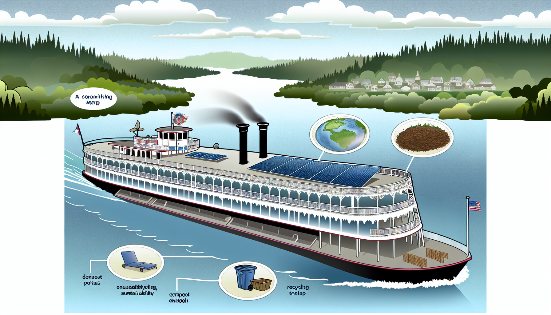 American queen steamboat embraces sustainability in its next chapter