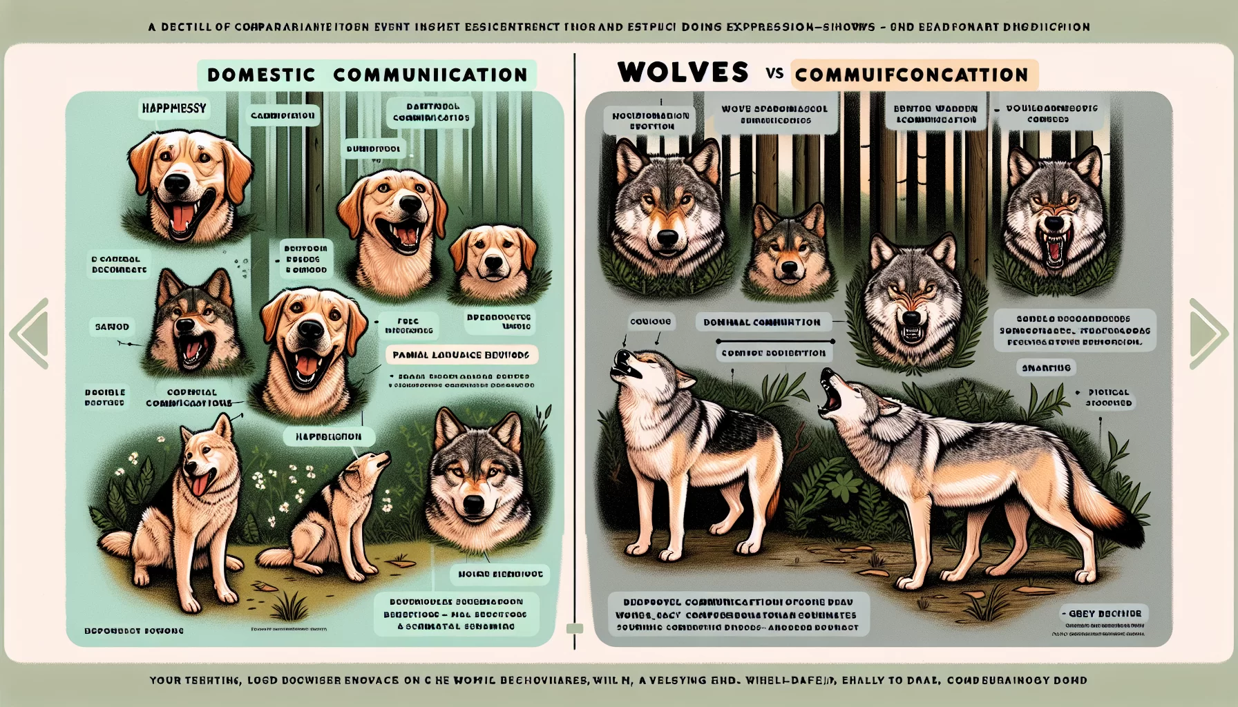 Decoding canine communication: Unraveling the differences between dogs and wolves