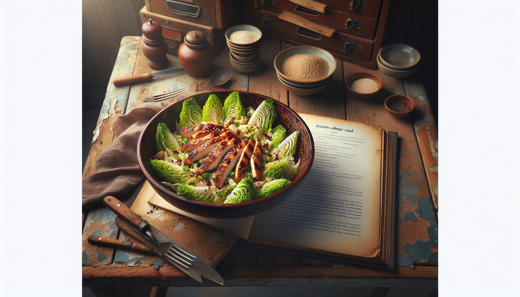 Rediscovering the simplicity and comfort of home-style food: the magic of Bob's chicken and cabbage salad