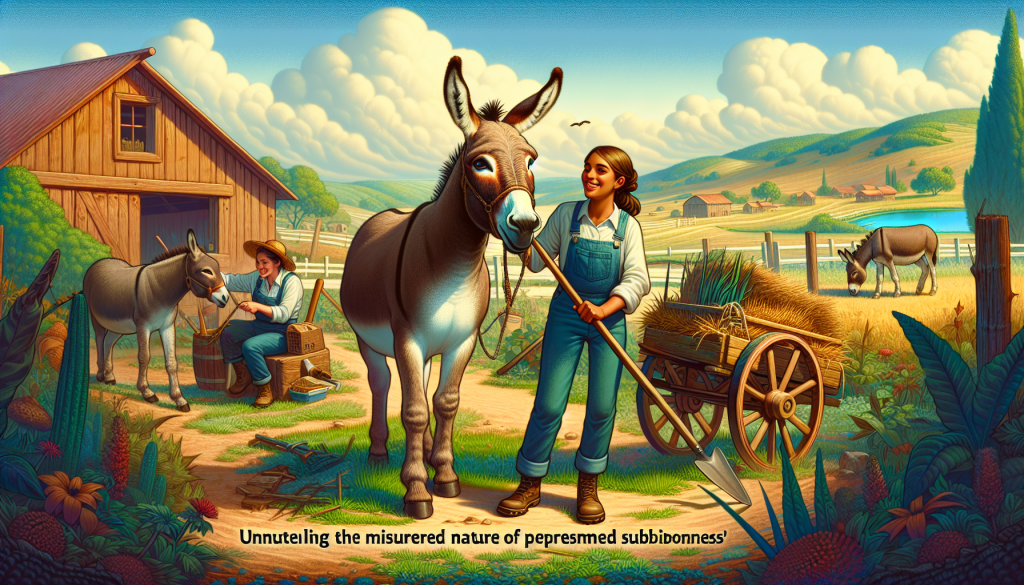 Unveiling the misunderstood nature of donkeys beyond their presumed stubbornness