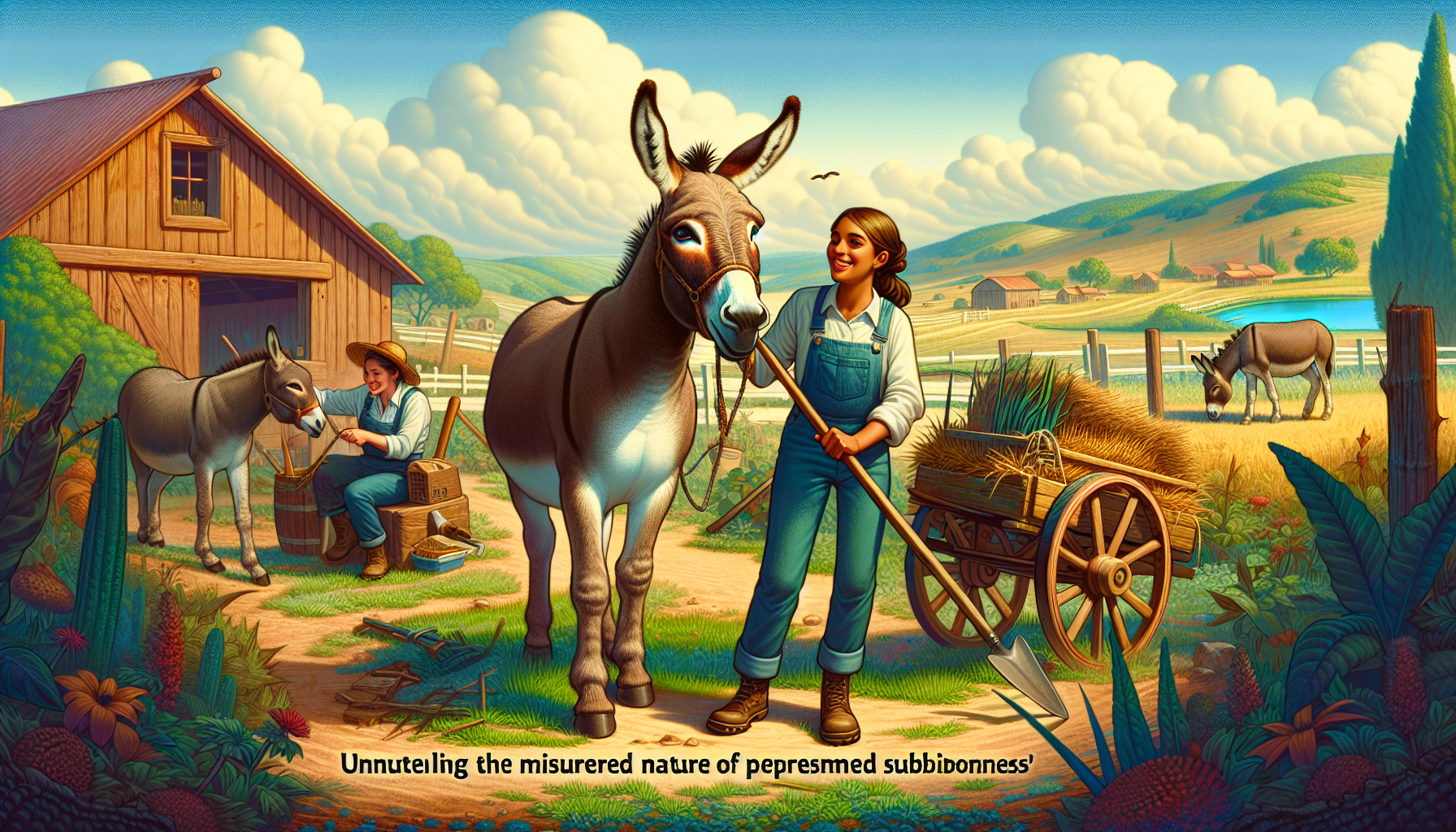Unveiling the misunderstood nature of donkeys beyond their presumed stubbornness