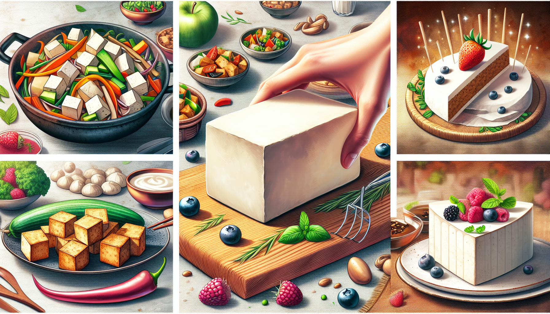 Unleash the versatility of tofu from savory meals to sweet treats