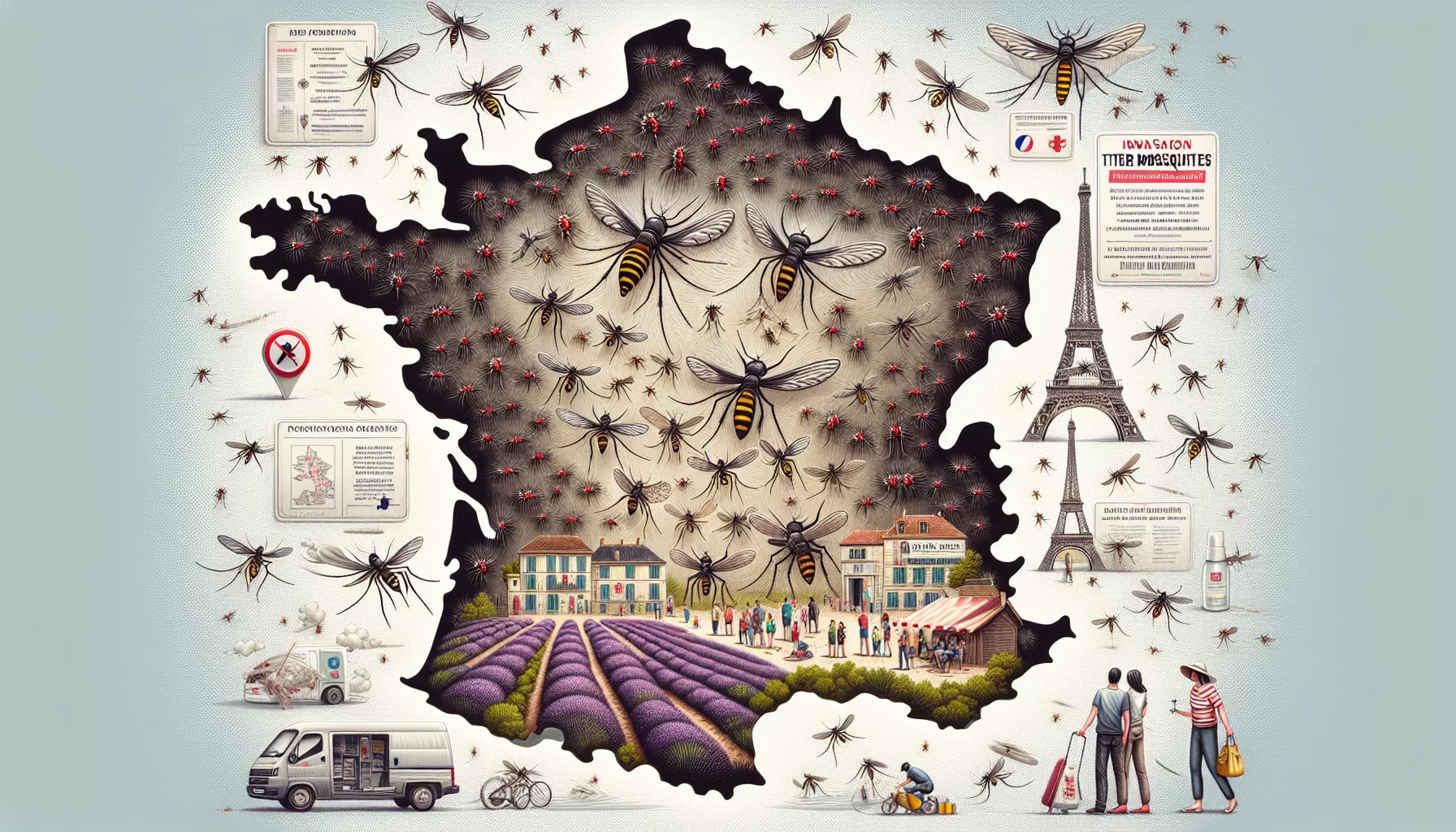 Decoding the invasion of tiger mosquitoes in France: impact and prevention strategies