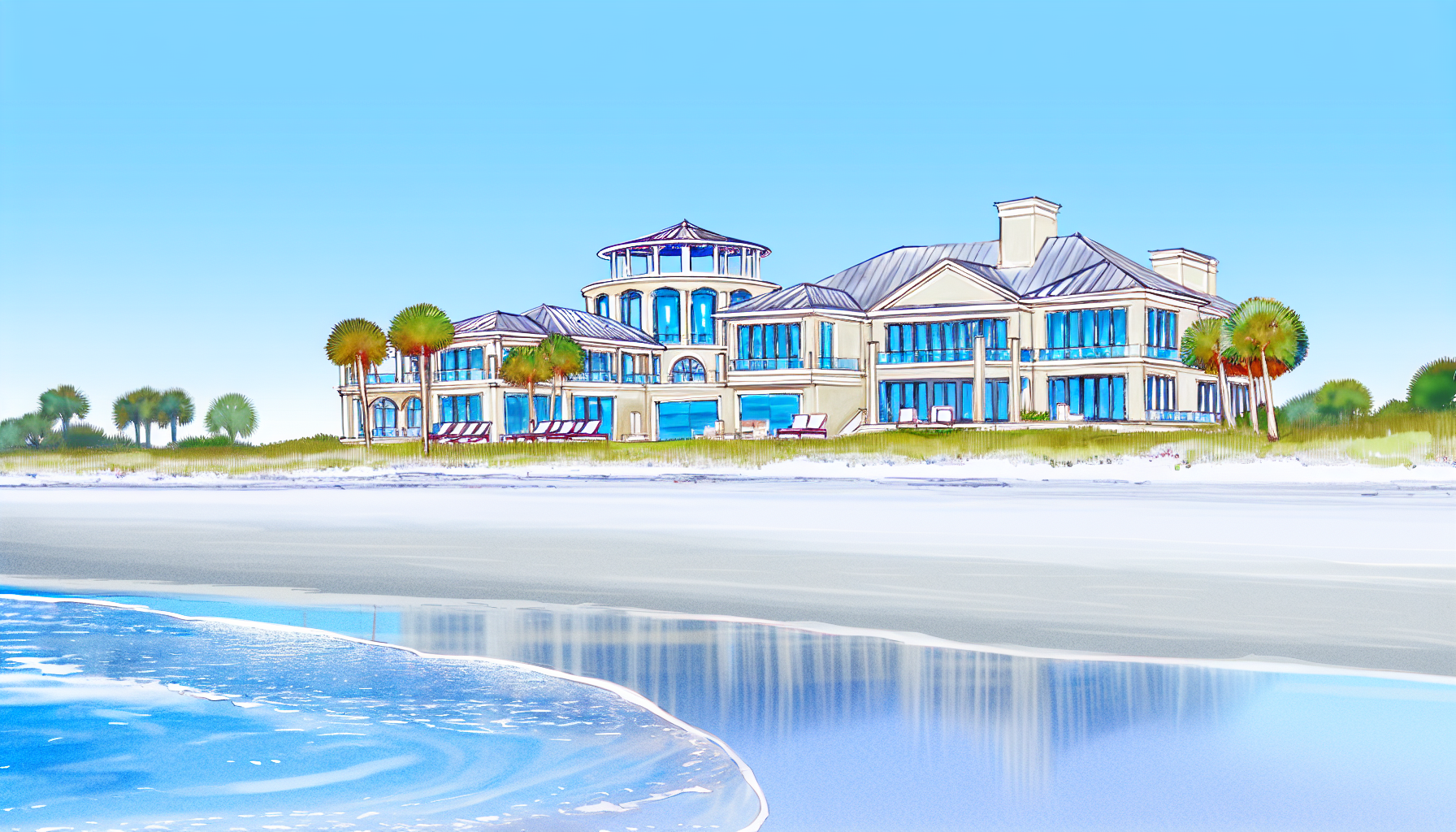 Discover the new luxury the beach house on Hilton Island after a 13 million dollar renovation
