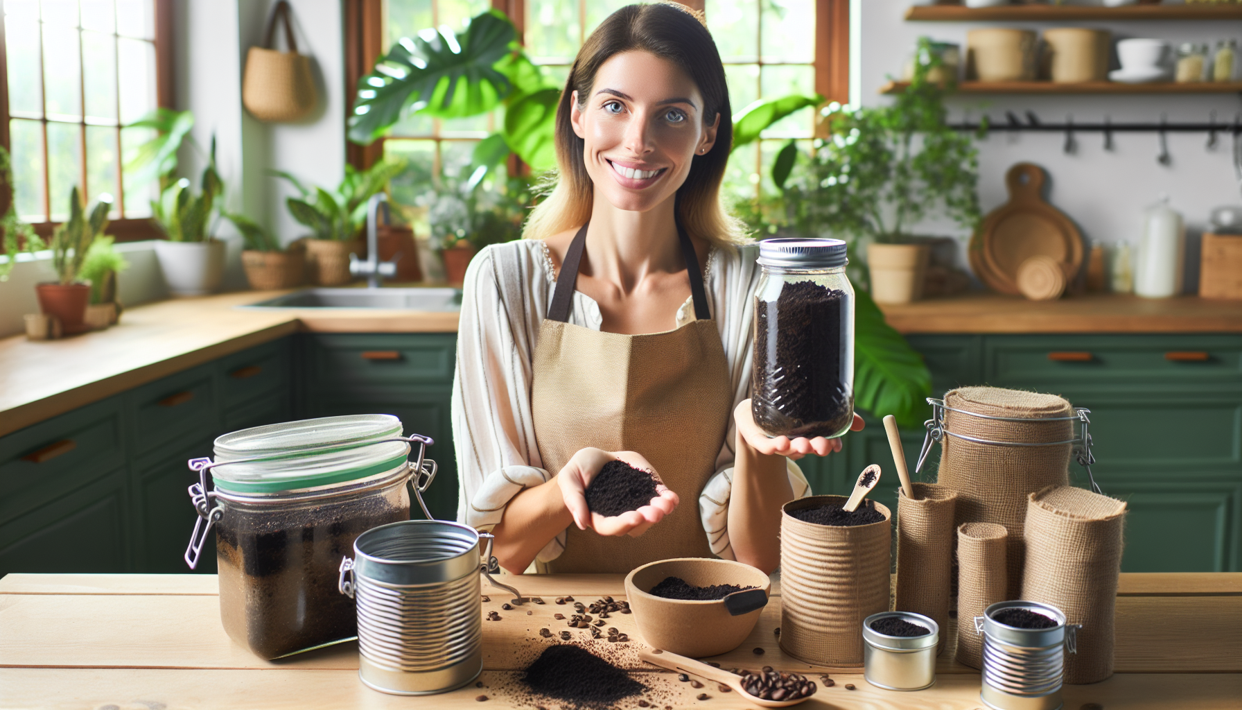 Turn old coffee grounds into a green home deodorizer