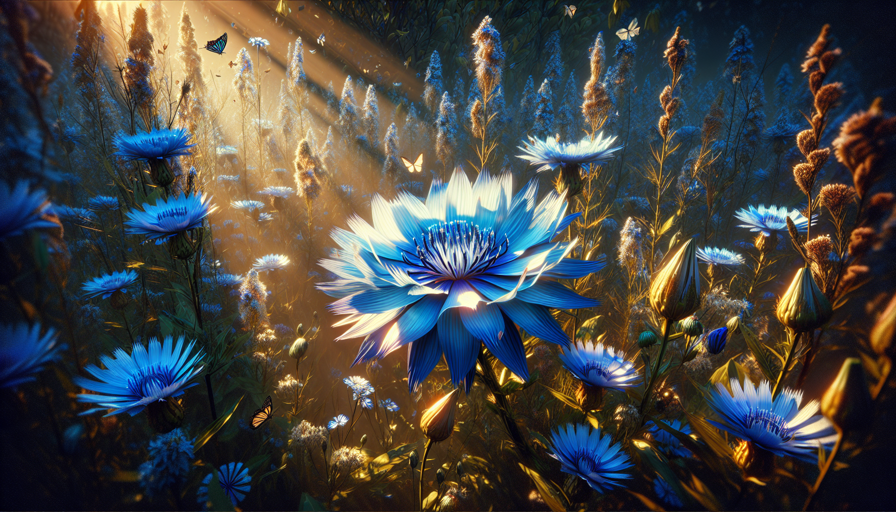 Chicory flower: the beautiful invader of your garden