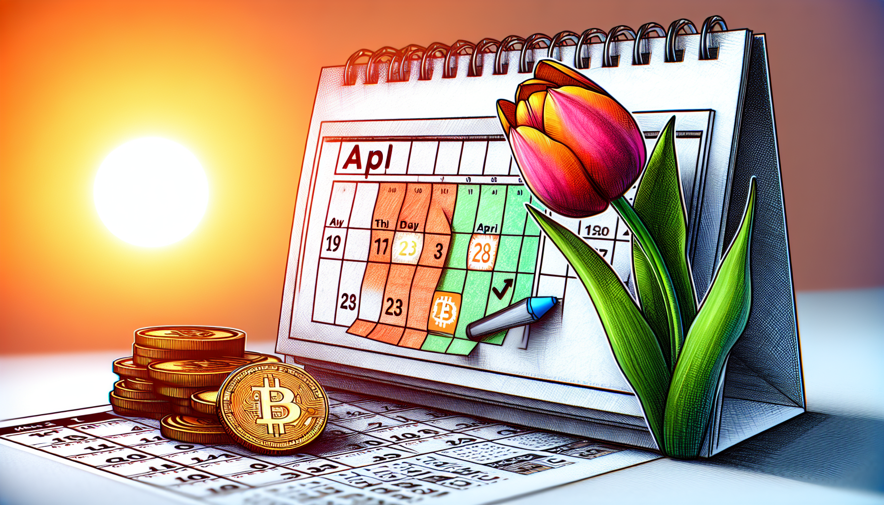 Options in bitcoin show a bullish trend as the significant May expiry approaches