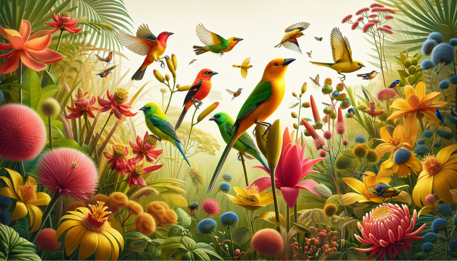 Attracting tanagers: enhancing biodiversity and controlling pests in your garden