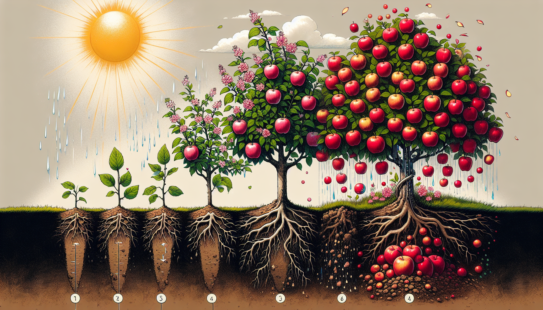 Growing an apple tree in your backyard: what to expect and factors affecting its growth