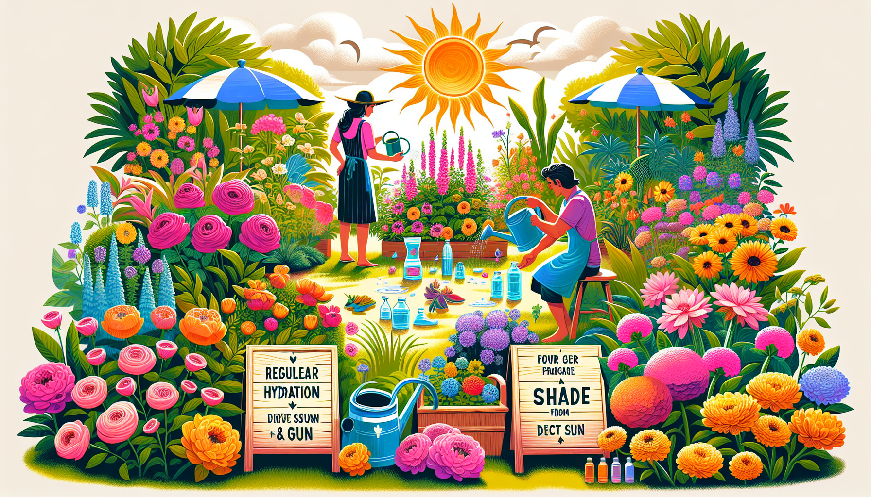Surviving heatwaves: expert tips for a thriving flower garden