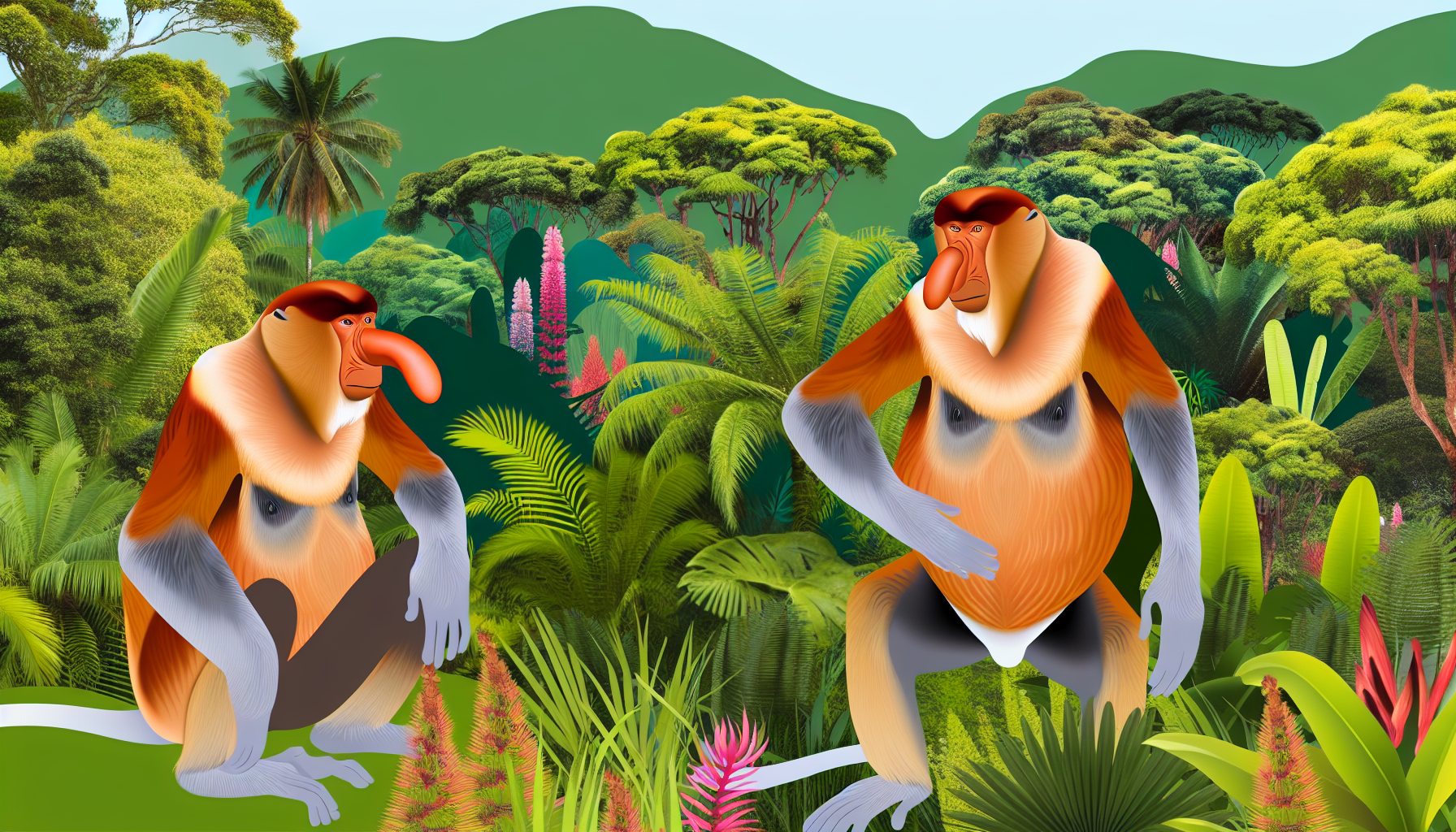 Unveiling the seductive power of a monkey's nose: a dive into proboscis monkeys' unique attraction tactics